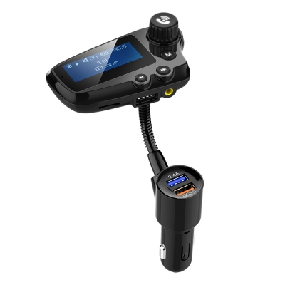 TC91 car wireless MP3 music player LCD screen car hands-free phone FM transmitter QC3.0 fast charge